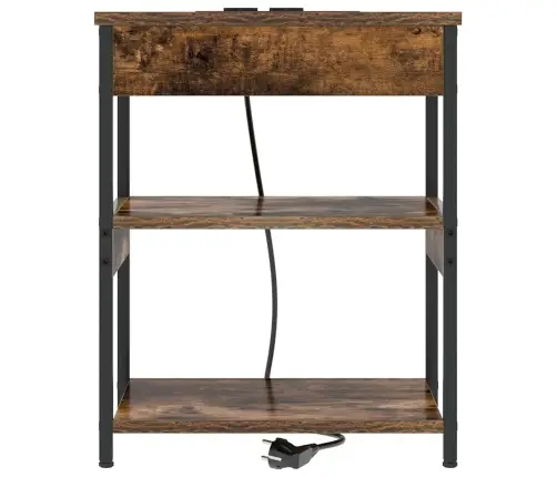 Nakts Skapītis Dūmakaina Ozolkoka 41 X 31 X 51 Cm Vidaxl