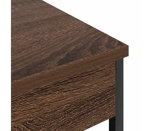 Nakts Skapītis Brūna Ozolkoka 41 X 31 X 51 Cm Inženierijas Koks Vidaxl