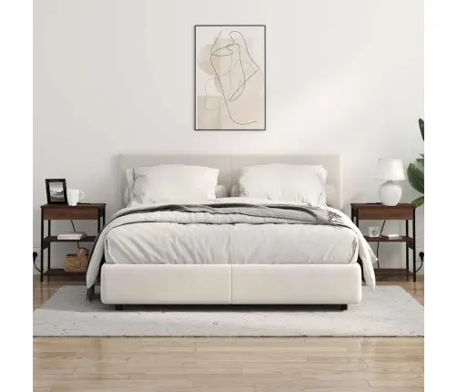 Nakts Skapītis Brūna Ozolkoka 41 X 31 X 51 Cm Inženierijas Koks Vidaxl