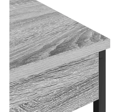 Nakts Skapis Ar Uzlādes Staciju Ar Plauktu Pelēka Sonomas Ozola Vidaxl