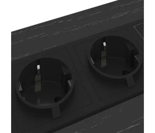 Nakts Skapītis 2 Pcs Melns Ozols 41.5 X 40.5 X 55 Cm Vidaxl