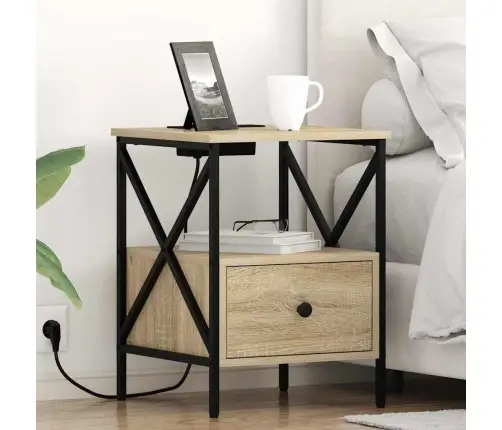 Šalia Lovos Spintelė Sonoma Ąžuolas 41,5 X 40,5 X 55 Cm