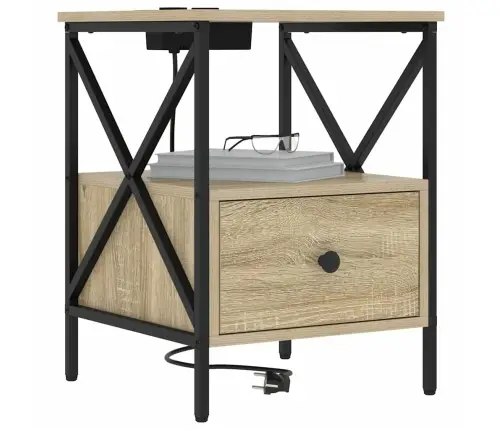 Šalia Lovos Spintelė Sonoma Ąžuolas 41,5 X 40,5 X 55 Cm