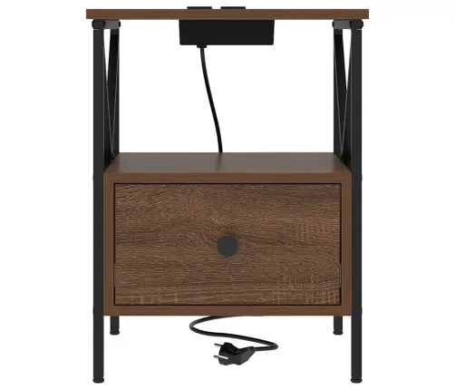 Öölambi Kapp Sahtliga Pruun Tamm 41.5 X 40.5 X 55 Cm Tehispuit