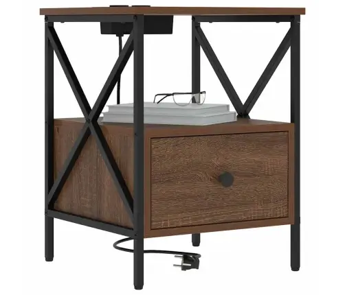 Öölambi Kapp Sahtliga Pruun Tamm 41.5 X 40.5 X 55 Cm Tehispuit