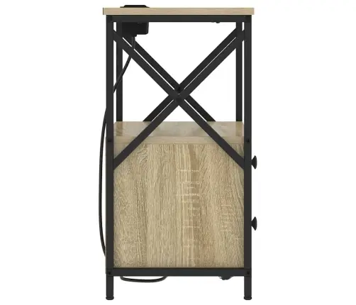 Öökapp Laadimisjaamaga Sahtliga Sonoma Tamm Tehispuit