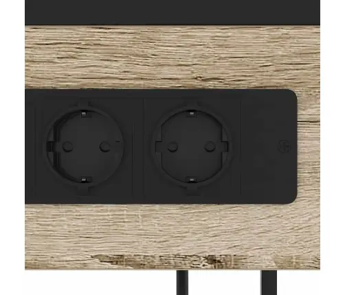 Nakts Skapītis Sonomas Ozola 40 X 27 X 76 Cm Inženierijas Koks Vidaxl