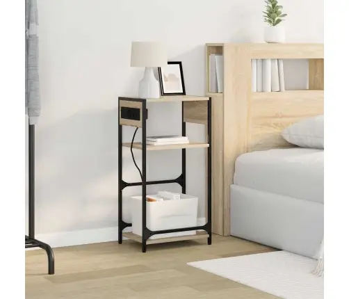 Nakts Skapītis Sonomas Ozola 40 X 27 X 76 Cm Inženierijas Koks Vidaxl