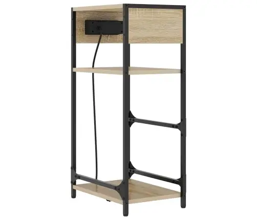 Nakts Skapītis Sonomas Ozola 40 X 27 X 76 Cm Inženierijas Koks Vidaxl