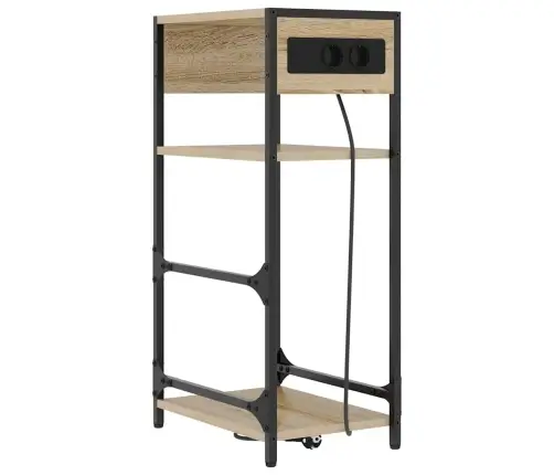 Nakts Skapītis Sonomas Ozola 40 X 27 X 76 Cm Inženierijas Koks Vidaxl