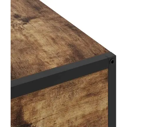 Nakts Skapītis Ar Atvilktni Dūmakaina Ozolkoka 40 X 27 X 76 Cm Vidaxl