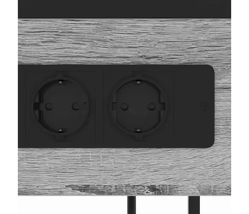 Nakts Skapītis Pelēka Sonomas Ozola 40 X 27 X 76 Cm Vidaxl