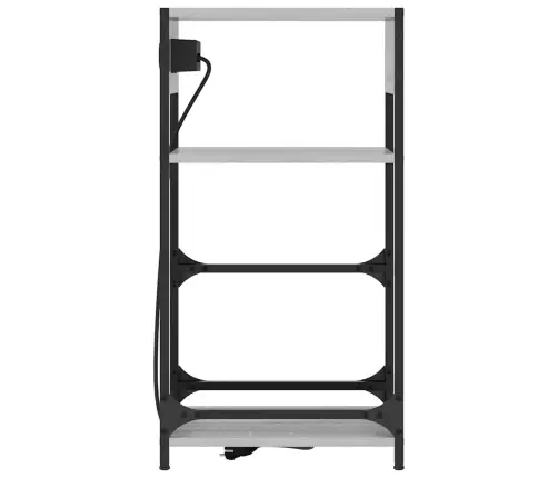 Nakts Skapītis Pelēka Sonomas Ozola 40 X 27 X 76 Cm Vidaxl