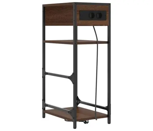 Öölambi Kapp Pruun Tamme 40 X 27 X 76 Cm Tehispuit