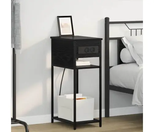 Öölambi Kapp Must Tamm 41 X 28 X 76 Cm Tehispuit