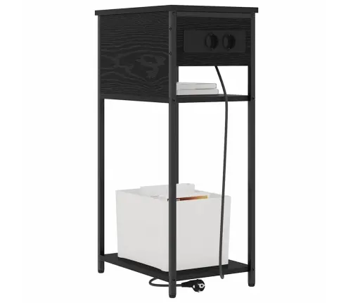 Öölambi Kapp Must Tamm 41 X 28 X 76 Cm Tehispuit