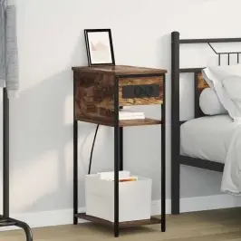 Öölambi Kapp Suitsutatud Tamm 41 X 28 X 76 Cm Tehispuit