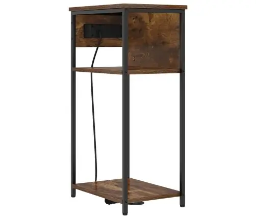 Nakts Skapītis Dūmakaina Ozolkoka 28.1 X 40.9 X 75 Cm Vidaxl