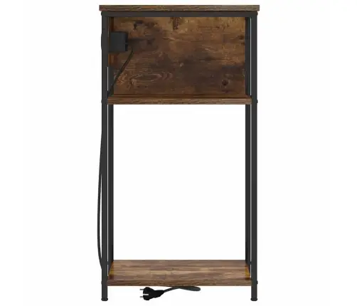 Nakts Skapītis Dūmakaina Ozolkoka 28.1 X 40.9 X 75 Cm Vidaxl