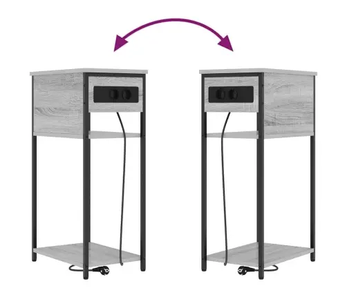 Öölambi Kapp Hall Sonoma 41 X 28 X 76 Cm Tehispuit