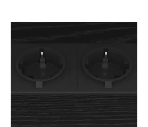 Nakts Skapītis Melns Ozols 38 X 30 X 48 Cm Inženierijas Koks Vidaxl