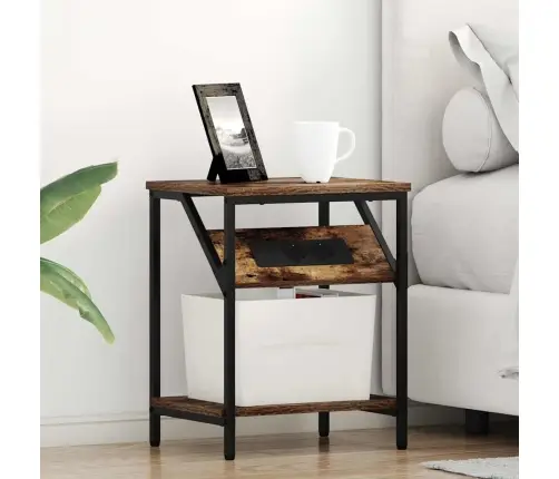 Öökapp Suitsutatud Tamm 38 X 30 X 48 Cm Tehispuit