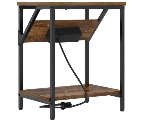 Öökapp Suitsutatud Tamm 38 X 30 X 48 Cm Tehispuit