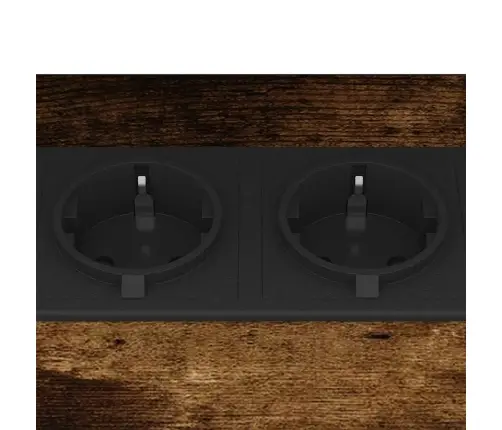 Gultas Skapji 2 Pcs Dūmakaina Ozolkoka 38 X 30 X 48 Cm Vidaxl