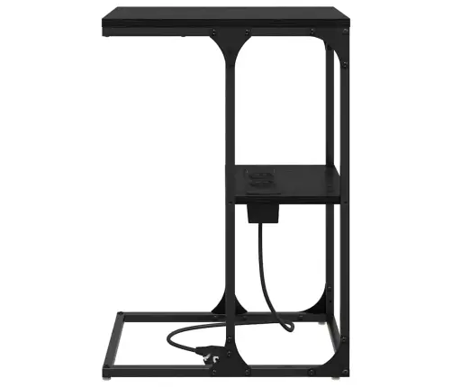 Naktinis Staliukas Juoda Ąžuolo 41.5 X 26 X 60.5 Cm