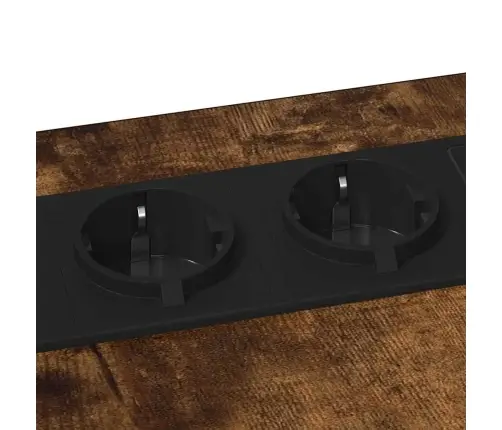 Naktsgaldiņš Dūmu Ozols 41.5 X 26 X 60.5 Cm Inženierijas Koks Vidaxl