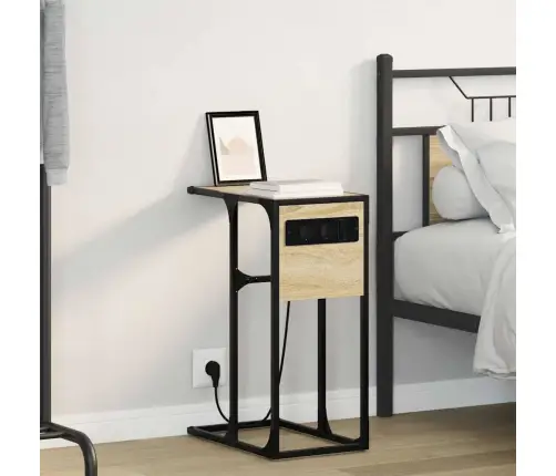 Nakts Skapītis Sonoma Ozols 41,5 X 26 X 60,5 Cm Vidaxl