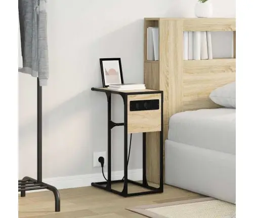 Nakts Skapītis Sonoma Ozols 41,5 X 26 X 60,5 Cm Vidaxl