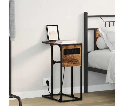 Nakts Skapītis Dūmaka Ozols 41,5 X 26 X 60,5 Cm Vidaxl