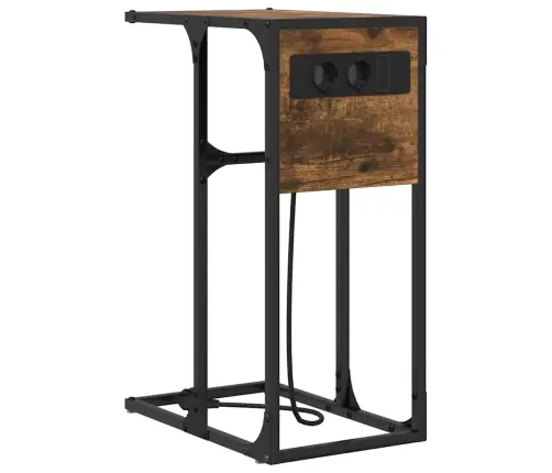 Nakts Skapītis Dūmaka Ozols 41,5 X 26 X 60,5 Cm Vidaxl