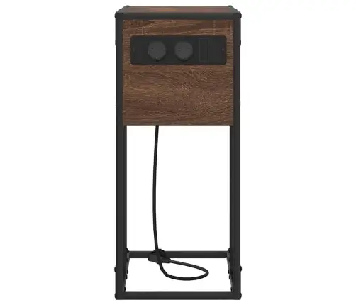 Šalia Lovos Spintelė Rudas Ąžuolas 41,5 X 26 X 60,5 Cm