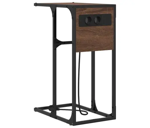 Šalia Lovos Spintelė Rudas Ąžuolas 41,5 X 26 X 60,5 Cm