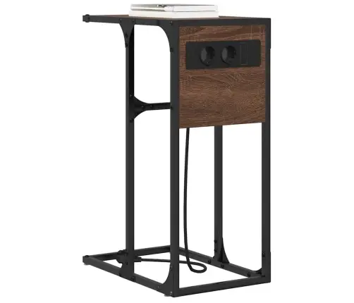 Šalia Lovos Spintelė Rudas Ąžuolas 41,5 X 26 X 60,5 Cm