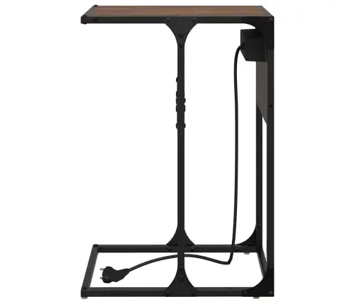 Šalia Lovos Spintelė Rudas Ąžuolas 41,5 X 26 X 60,5 Cm