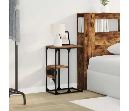 Šalia Lovos Spintelė Dūminio Ąžuolo 41.5 X 26 X 60.5 Cm