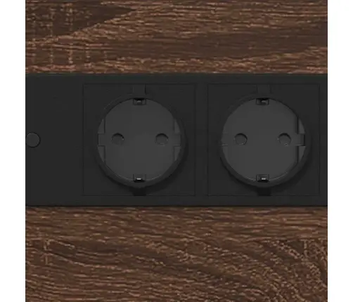 Šalia Lovos Spintelė Su Stalčių Ruda Ąžuolo 41.5 X 26 X 60.5 Cm