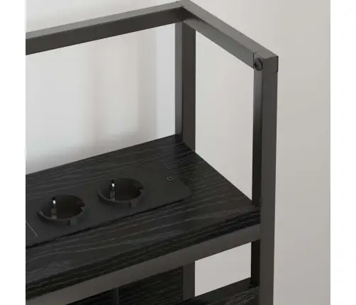 Saugojimo Galvos Atlošas Juoda Ąžuolo 75 Cm Apdirbta Mediena