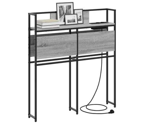 Saugojimo Galvos Atlošas Su Lentyna Pilka Sonoma Ąžuolo 75 Cm