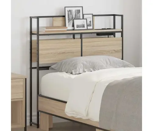 Hoiustamispeatoe Riiuliga Peaga Sonoma Tamm 80 Cm Tehispuit