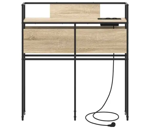 Hoiustamispeatoe Riiuliga Peaga Sonoma Tamm 80 Cm Tehispuit