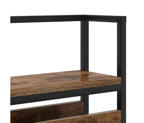 Uzglabāšanas Galvas Balsts Dūmakaina Ozolkoka 80 Cm Vidaxl