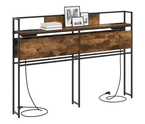 Uzglabāšanas Galvas Balsts Dūmakaina Ozolkoka 150 Cm Vidaxl