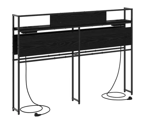 Saugojimo Galvos Atlošas Juoda Ąžuolo 160 Cm Apdirbta Mediena