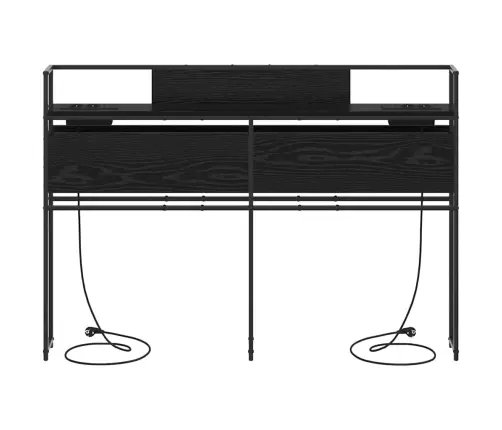 Saugojimo Galvos Atlošas Juoda Ąžuolo 160 Cm Apdirbta Mediena