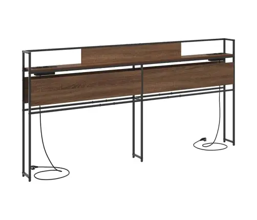 Saugojimo Galvos Atlošas Ruda Ąžuolo 200 Cm Apdirbta Mediena