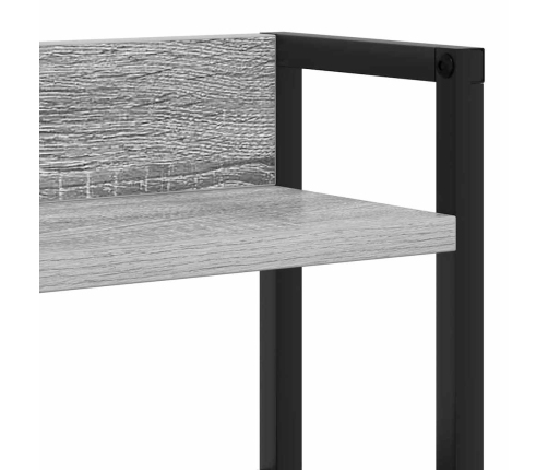 Peats Led -Ribatuledega Riiuliga Hall Sonoma 75 Cm Tehispuit